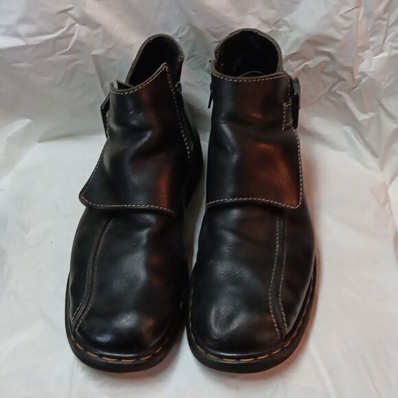 Dr. Martens Black Leather Buckle Boots Men\'s 12 Preowned main image 10